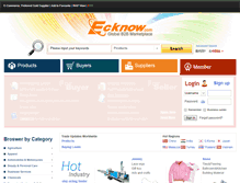 Tablet Screenshot of ecknow.com